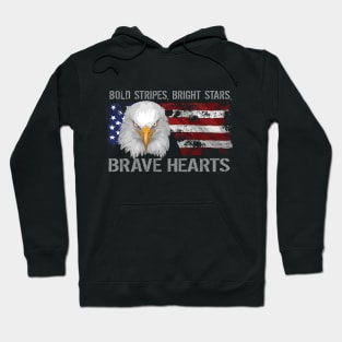 Brave American Hearts Hoodie